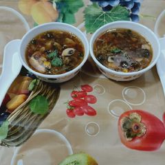 A picture of Mix veg soup.