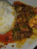 Tuwon shinkafa with miyar Agushi