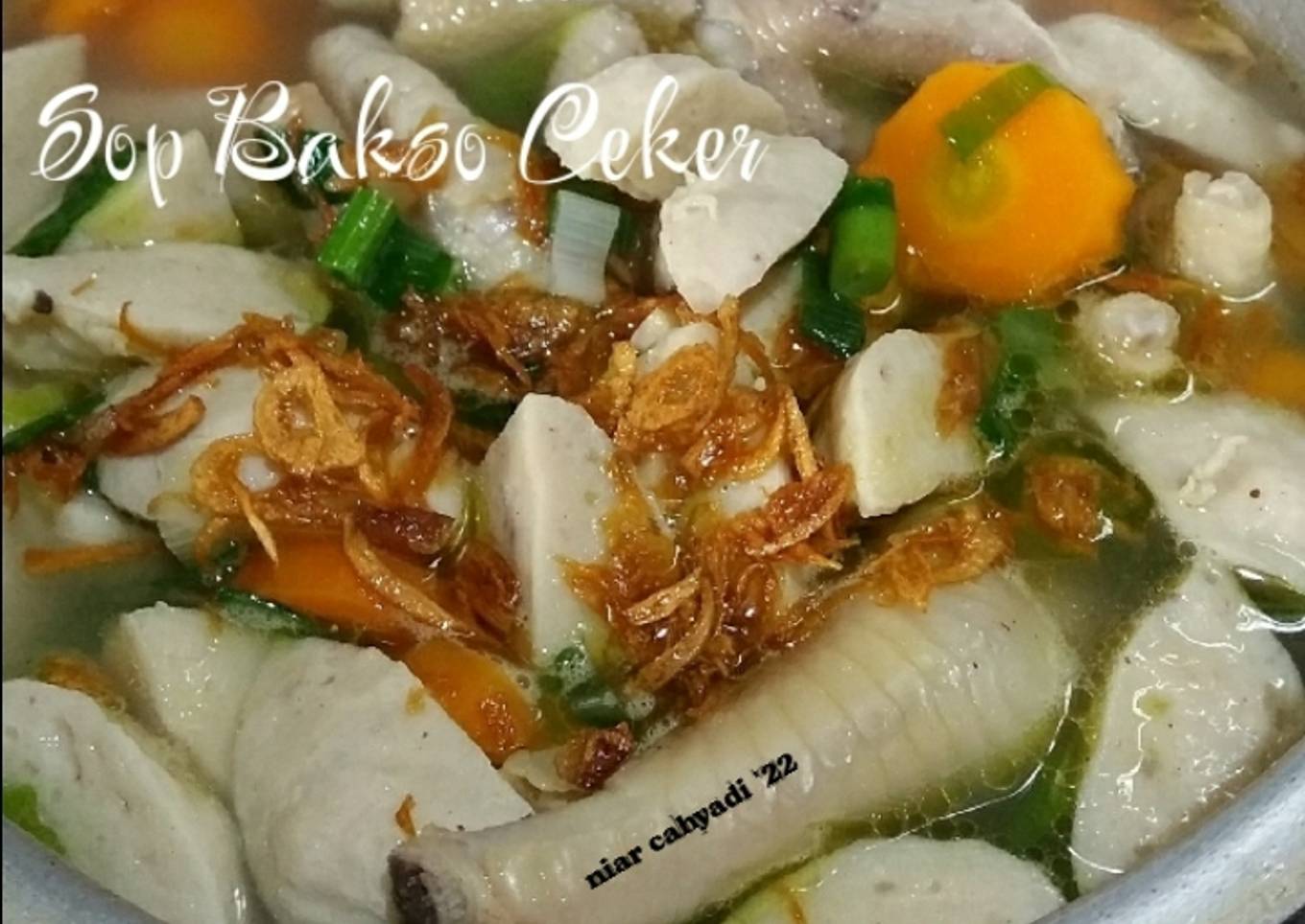 Sop Bakso Ceker