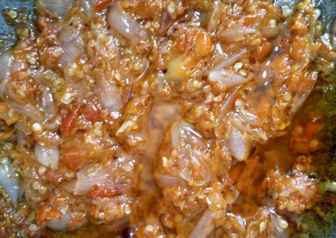 Resep Sambal Bawang ala Bu Rudy Resep Sambal Bawang ala Bu Rudy