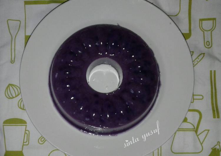 Resep Puding ubi ungu 🍠 yang Sempurna