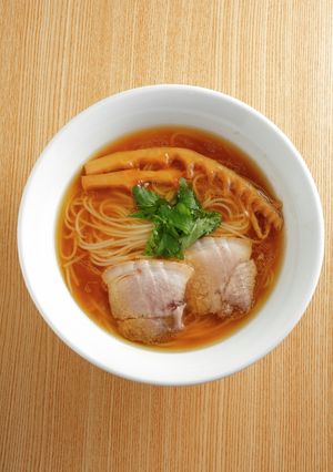 A picture of Gluten-Free Soy Sauce Ramen.