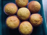 Una foto de cupcake fáciles con harina leudante