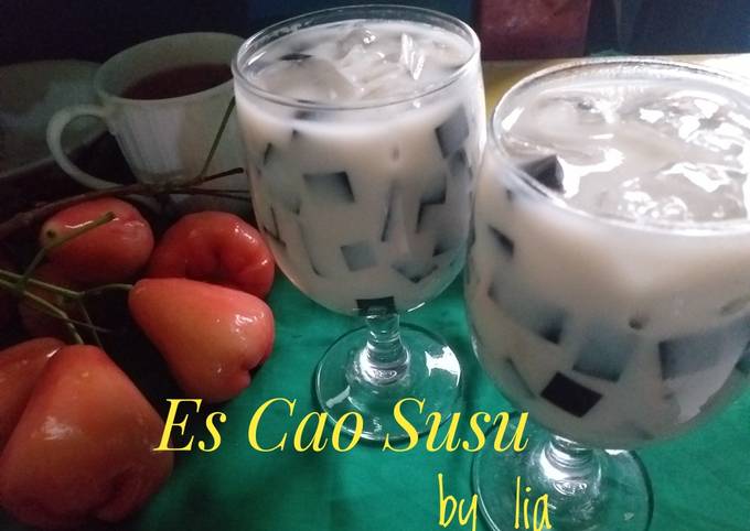 Resep Es Cao Susu oleh Liawati Iskandar - Cookpad