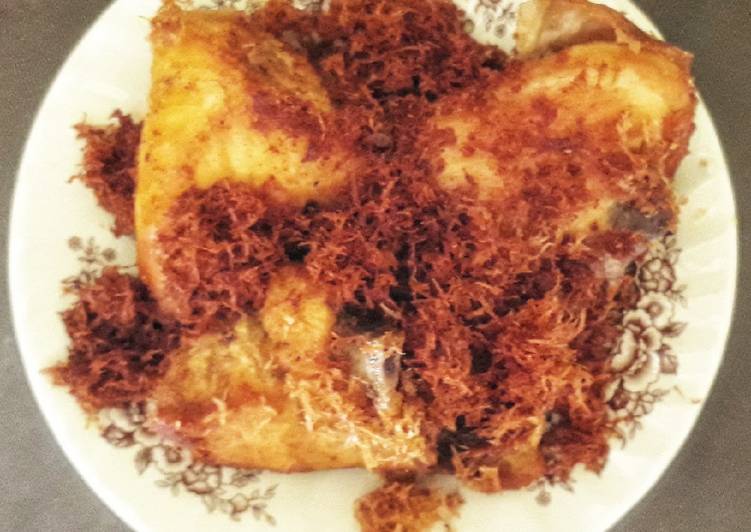 Resep: Ayam goreng serundeng kekinian