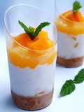 ميني تشيز كيك بالمانجا - mini cheesecakes