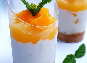 صورة لوصفة ميني تشيز كيك بالمانجا - mini cheesecakes