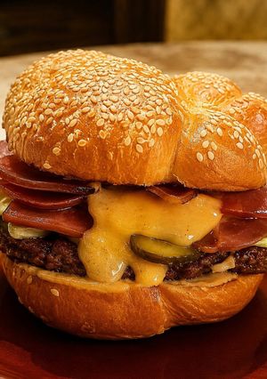 Zdjęcie przepisu Burger 🍔Arch Deluxe a la McDonalds a.d. 1997.