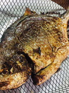 A picture of Simple Air Fryer Fish - Pompano with moist meat - Pomfret.