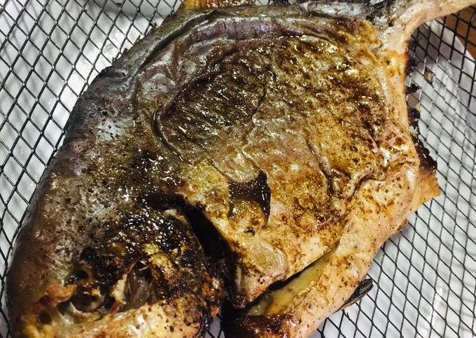 Steps to Prepare Quick Simple Air Fried Fish (Pompano) with moist meat