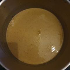 A picture of Roasted Celeriac Butternut Squash soup.