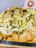 🍜PASTA SECA🍜 (TALLARINES) 🍜CON SALSA CREMOSA DE 🍄🍄CHAMPIGNONES 🍄