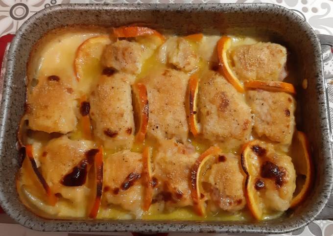 Involtini di pollo all'arancia