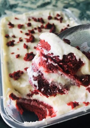 Foto resep Red velvet cake and cheese cream