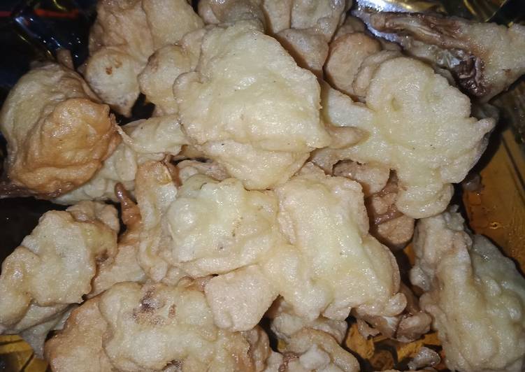 Tempura kembang kol