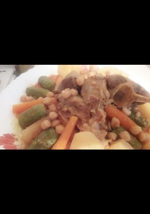 صورة لوصفة طعام الجمعة(بربوشة أو كسكس)