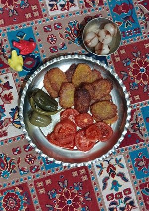 عکسی از دستور کتلت ساده با دوقلم مواد