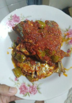 Foto resep Balado ikan kembung dan pete