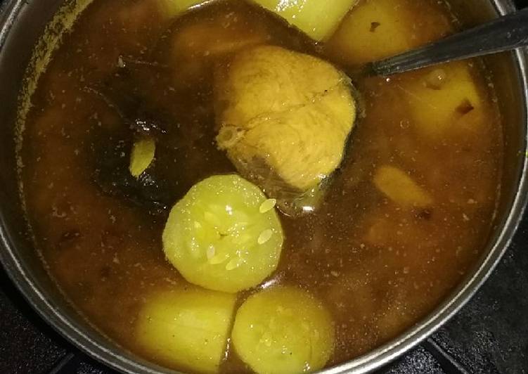 Resep Ikan Kuah Sayur Asem Lezat