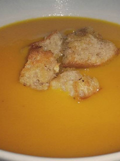 Une photo de Soupe de butternut au lait de coco !