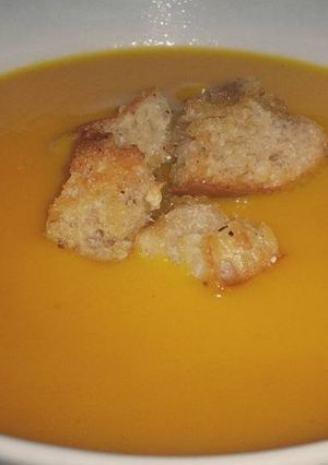 Une photo de Soupe de butternut au lait de coco !