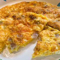 A picture of Red Onion 🧅 AirFry Eggs.