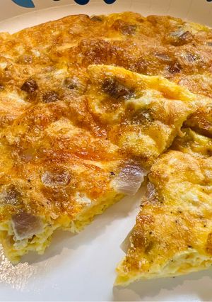 A picture of Red Onion 🧅 AirFry Eggs.