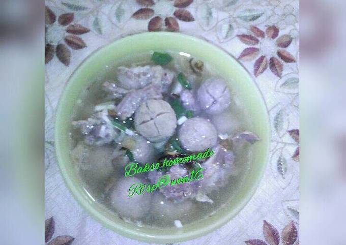 Resep Bakso Homemade Oleh Risma Annisa Cookpad