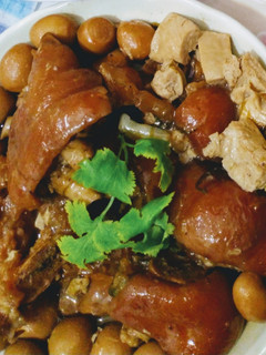 滷豬腳鳥蛋凍豆腐 的食譜成品照片
