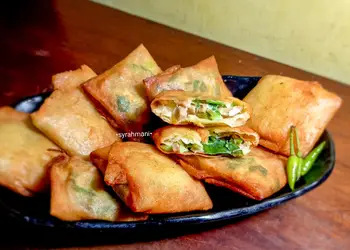 Cara Memasak Cepat Martabak telur isi bakso sapi Ala Restoran