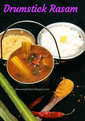A picture of Drumstick Rasam.