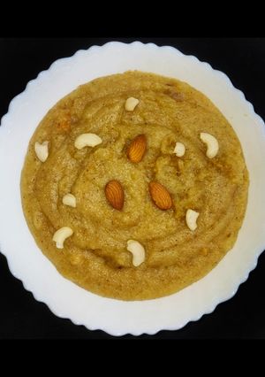 A picture of Suji Halwa.