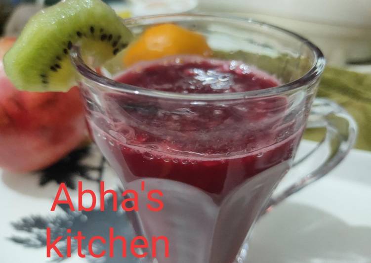 Steps to Prepare Perfect Mix fruit juice