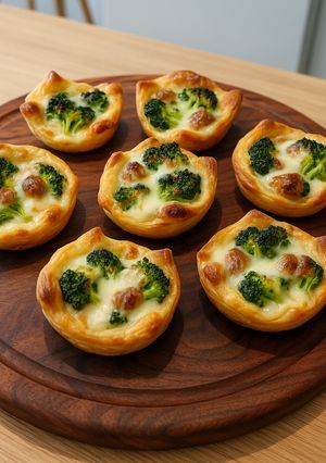 Foto di Cestini di broccoli e salsiccia 🥦🐽