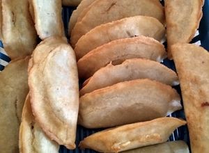 Una foto de Quesadillas doradas de champiñones!!!
