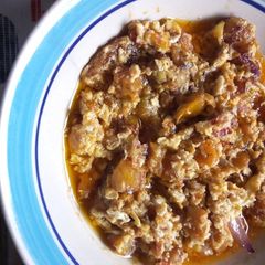 A picture of Plantain and egg source.