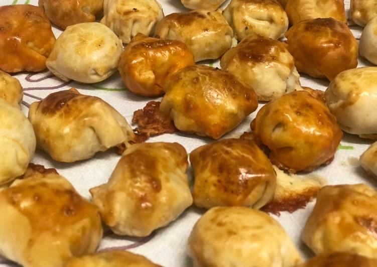 Canapés variados de hojaldre