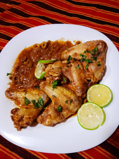 صورة لوصفة أجنحة دجاج بالبصل على البخار😋😋