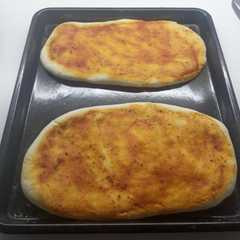 Una foto de Prepizza media masa tipo "palita"