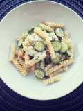 Fusilli zucchine, fiori e ricotta