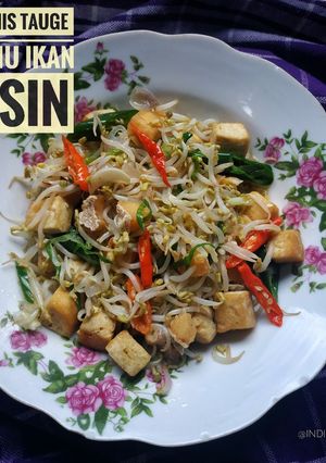 Foto resep Tumis Tauge Tahu Ikan Asin