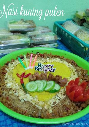 Foto resep Nasi kuning pulen
