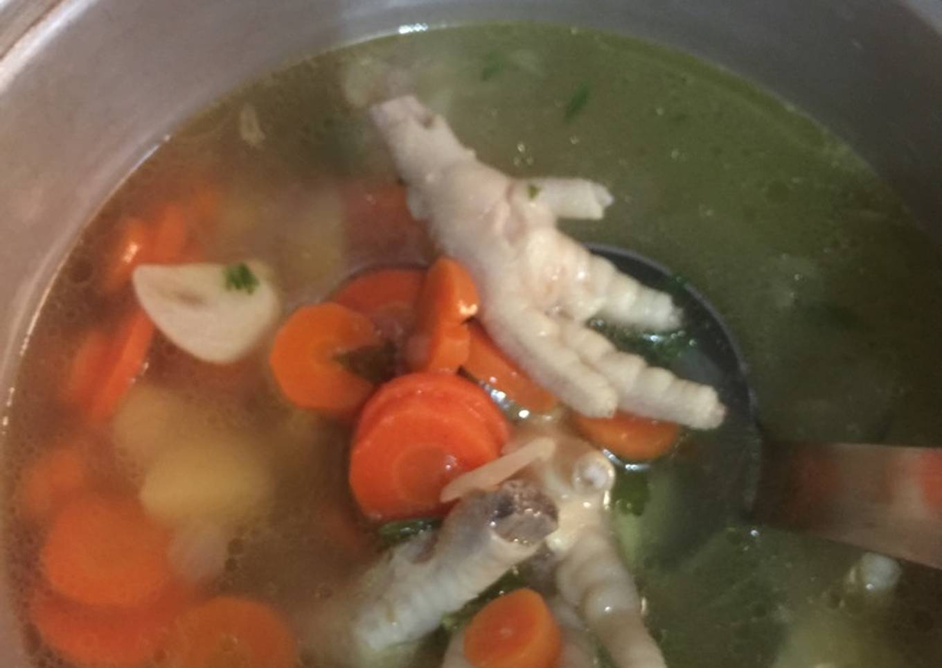 Masakan ala Rumahan, Sop Bening Ceker