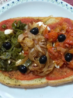 Foto di Bruschette "forzaazzurri"