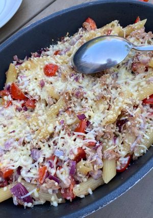 A picture of Tonijnpasta oven.