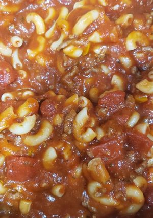 A picture of Easy quick 1 pan goulash.