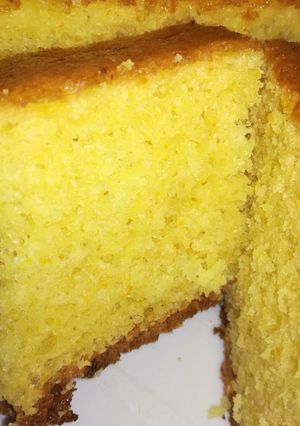 Una foto de Biscochuelo húmedo de naranja