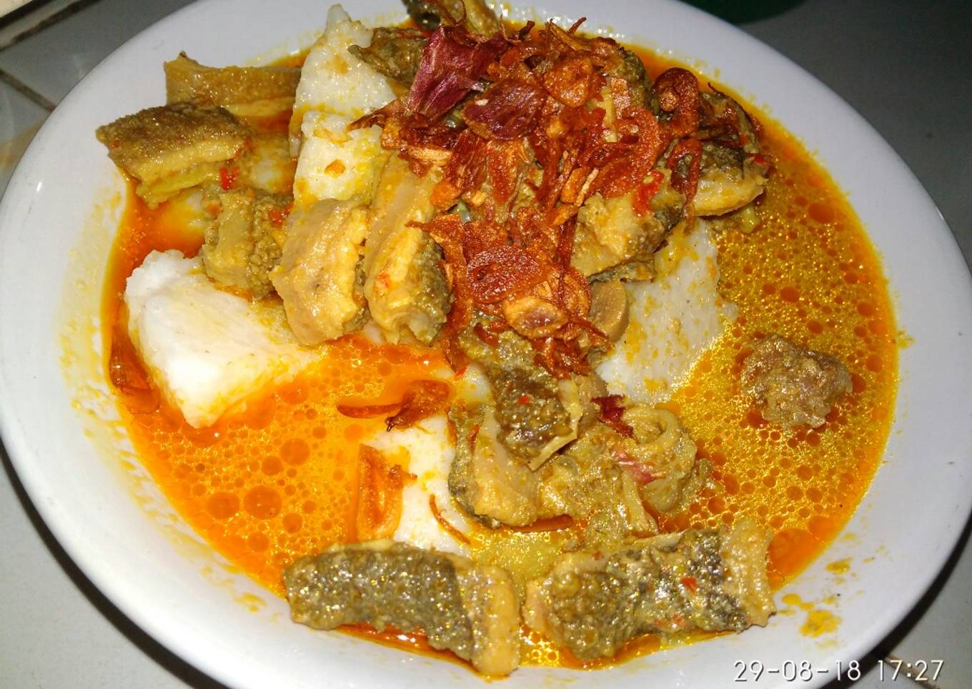 Gulai cincang padang ala mama xean