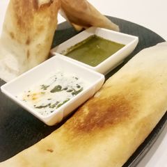 A picture of Dosa masala.