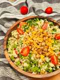 Couscous and Strawberry Tabbouleh